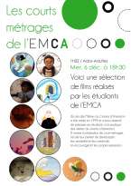 Affiche du film Les courts métrages de l'EMCA